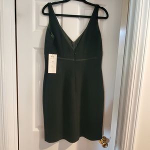 Carmen Marc Valvo black cocktail dress